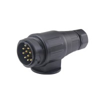 13P 12V European Trailer Plug ISO11446 N type nut end