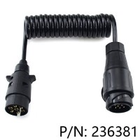 Trailer spring cable assembly 13pin to 7pin adapter
