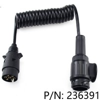 Trailer spring cable assembly 13pin to 7pin adapter