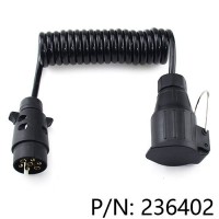 Trailer spring cable assembly 13pin to 7pin adapter
