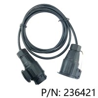 Trailer spring cable assembly 13pin plug to 13pin socket adapter