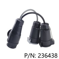 Trailer spring cable assembly 13pin to 7pin(N+S) adapter