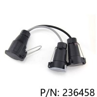 Trailer spring cable assembly 13pin socket to 7pin(N+S) adapter