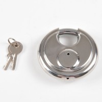 50mm 60mm 70mm 80mm 90mm Stainless Steel Pad Lock  Disc lock with keys 