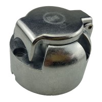 7P 12V European Trailer Socket Aluminum Shell Copper pin ISO1724(N type)