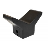Y Shaped Rubber Bow Stop w/ 3X 3" Base, Fits 1/2" 13mm Hardware