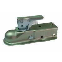 1-7/8"x2" 2000lbs Quick-Locking Trailer Straight Tongue Coupler,1-7/8" Ball size 