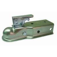 2"x3" 3500Lbs Quick-Locking Trailer Straight Tongue Hitch Ball Coupler