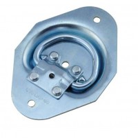 127 x 89mm Oval Recessed Pan Fitting Tie Down Anchor Bolt-On  400 lbs