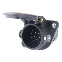 Heavy duty ABS EBS 15pin 24V trailer socket ISO12098
