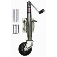 1000Lbs Sidewind Marine Swivel Trailer Jack,10" travel Jockey wheel Jack