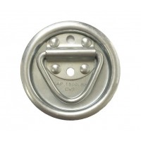 Dia 108mm Round Recessed Pan Fitting Surface Mount Tiedowns D Rope Ring With Rubber Washer