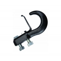 Tow Hook with Keeper - Black Powder Coat - 10,000 lbs