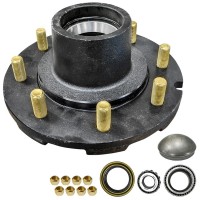 Trailer Wheel Hub Kit for 7,000Lbs Axle  8 on 8 Inch  506849/501349 Bearing