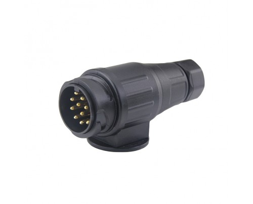 13P 12V European Trailer Plug ISO11446 N type nut end