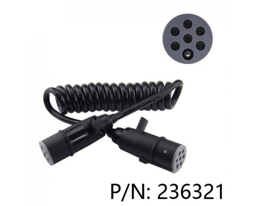 Trailer spring cable assembly 24v/7Pin(S Type)