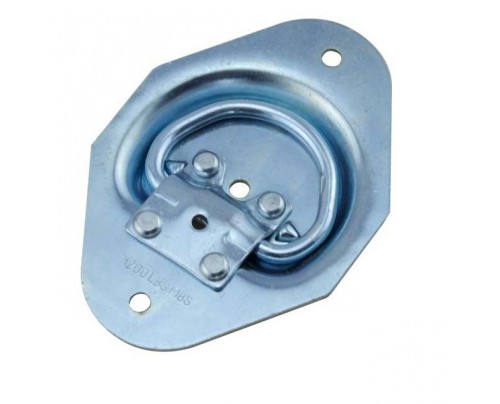 127 x 89mm Oval Recessed Pan Fitting Tie Down Anchor Bolt-On  400 lbs