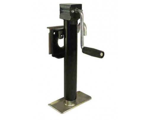  2000Lbs Sidewind Bracket Mount Retaining Ring Flange Trailer Jacks,15" Travel