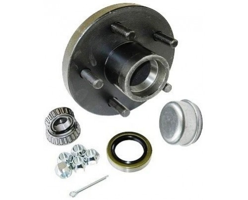 Trailer Wheel Hub Kit for 3500Lbs Axle  5 on 5 Inch  L68149/L44649 Bearing