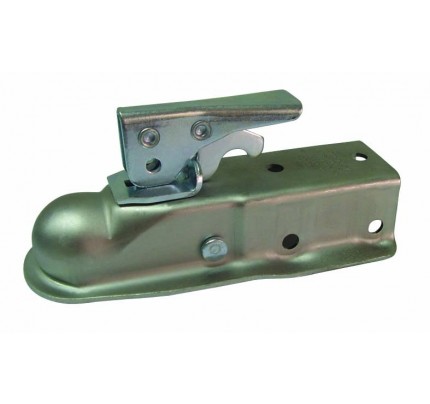 1-7/8"x2" 2000lbs Quick-Locking Trailer Straight Tongue Coupler,1-7/8" Ball size 