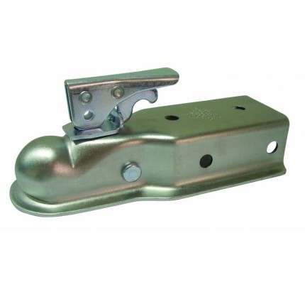 2"x2-1/2" 3500Lbs Quick-Locking Trailer Straight Tongue Hitch Ball Coupler