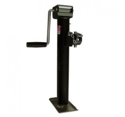 2000Lbs Pipe Mount Jack Sidewind Marine Swivel Trailer Jack,15" Travel