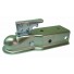 2"x3" 3500Lbs Quick-Locking Trailer Straight Tongue Hitch Ball Coupler